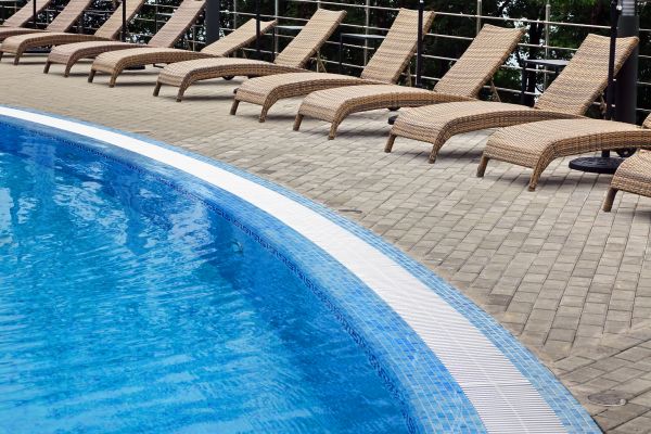 Poolside Hardscaping in Maryville